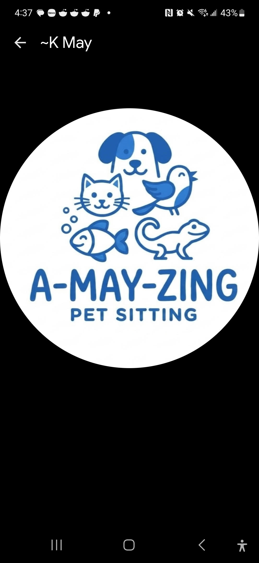 A-May-Zing Pet Sitting logo